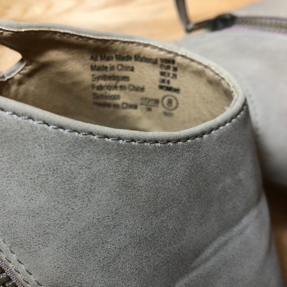 Brash Slingback Wedges- Open Toe Sandals faux suede/leather - Picture 9 of 12